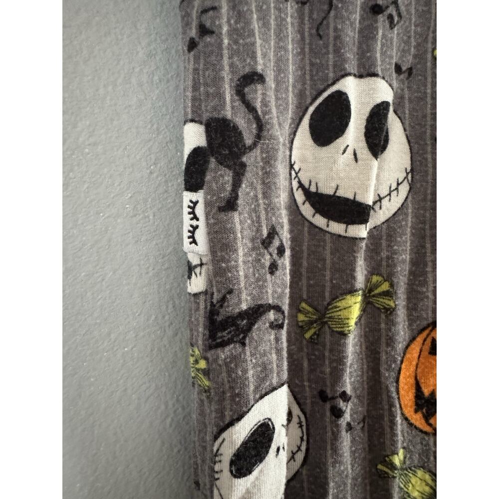 Little Sleepies Bamboo Disney Jack One Piece Zip Up Pajama Halloween Size 12-18m - Picture 5 of 6